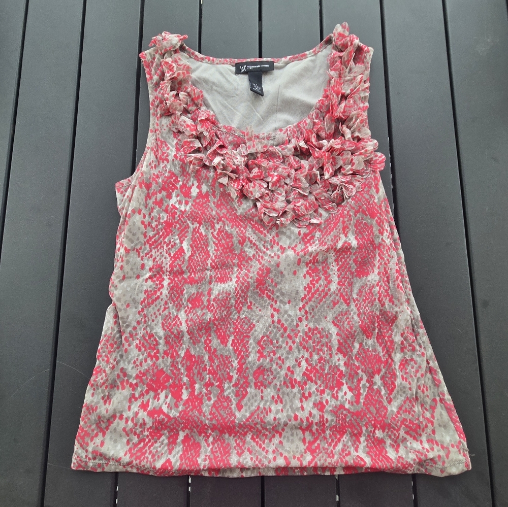 EUC sleeveless INC blouse